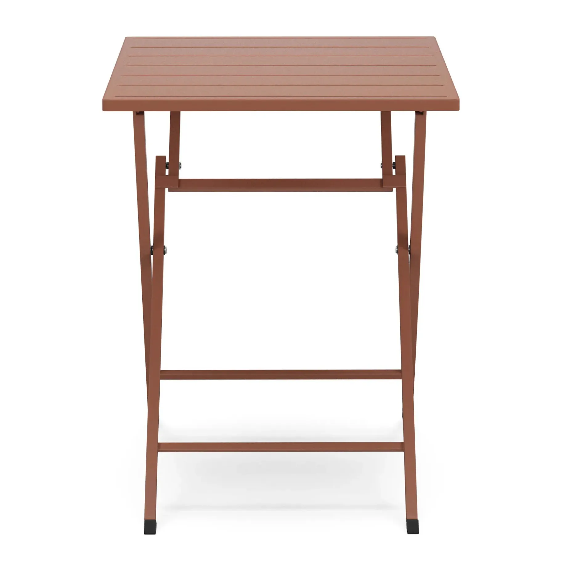Nina Outdoor Folding Cafe Table - Ochre Brown