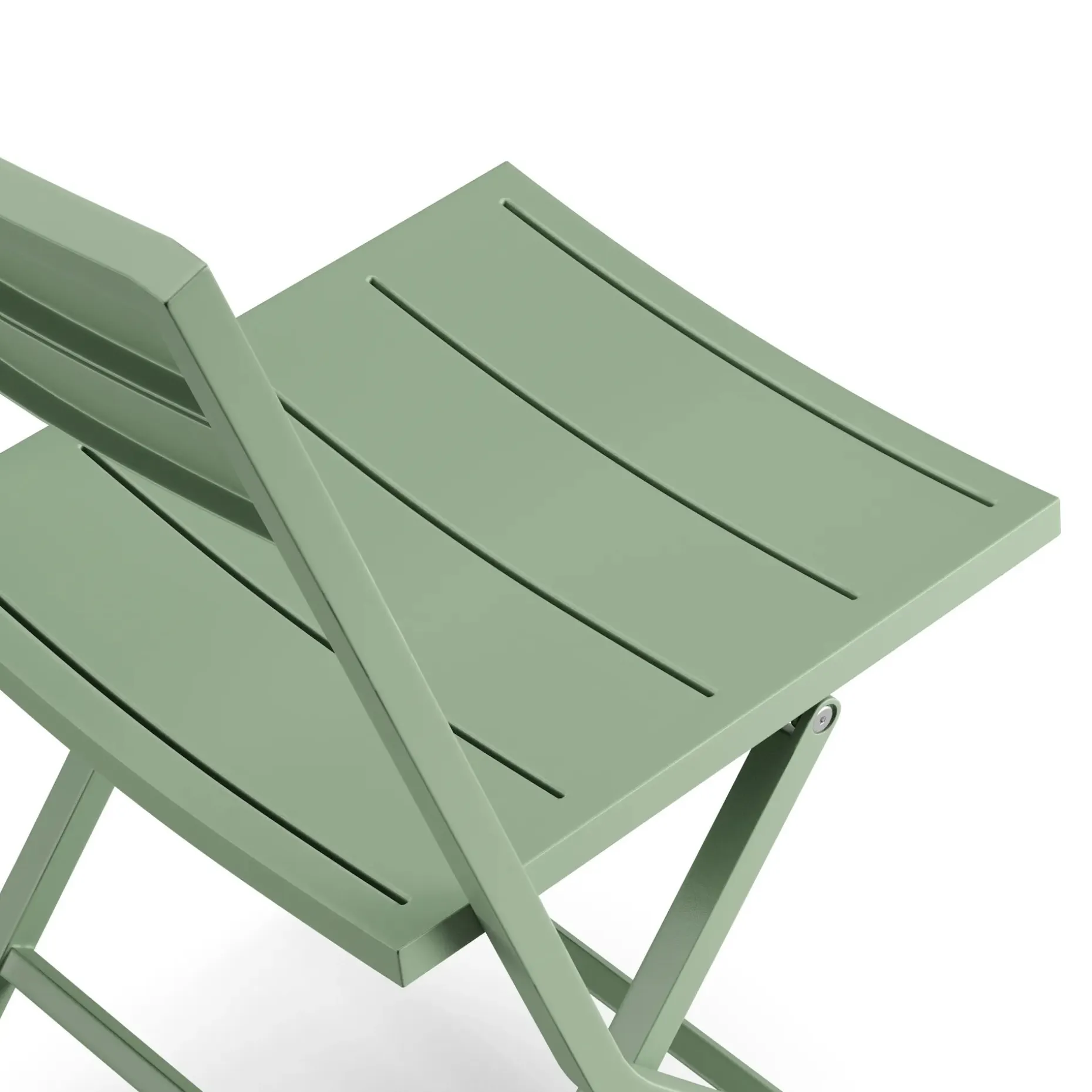 Nina Outdoor Folding Dining Chair - Khaki Green