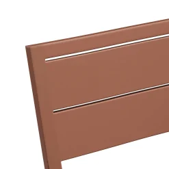 Nina Outdoor Folding Dining Chair - Ochre Brown