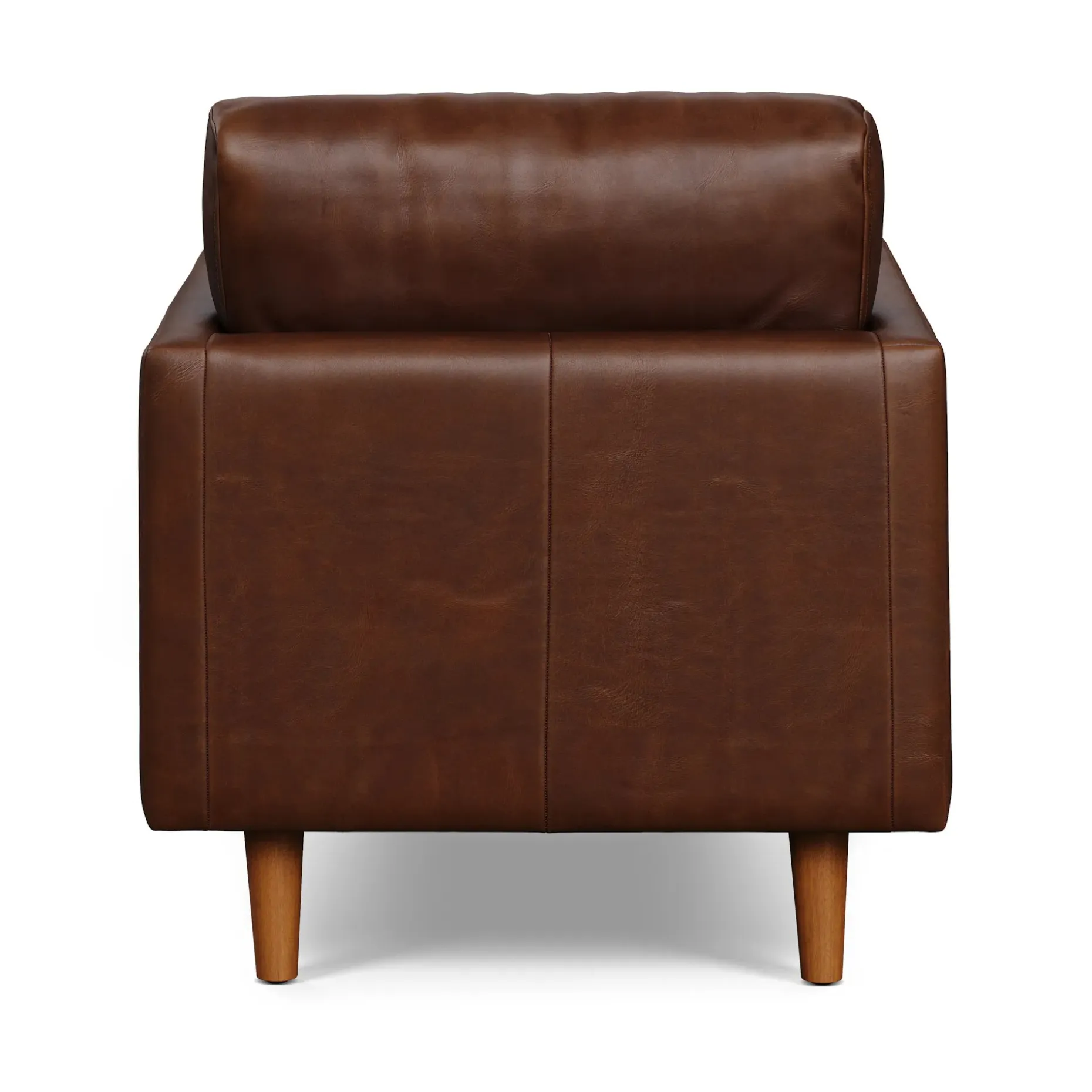 Nirvana 30" Leather Lounge Chair - Indiana Brown