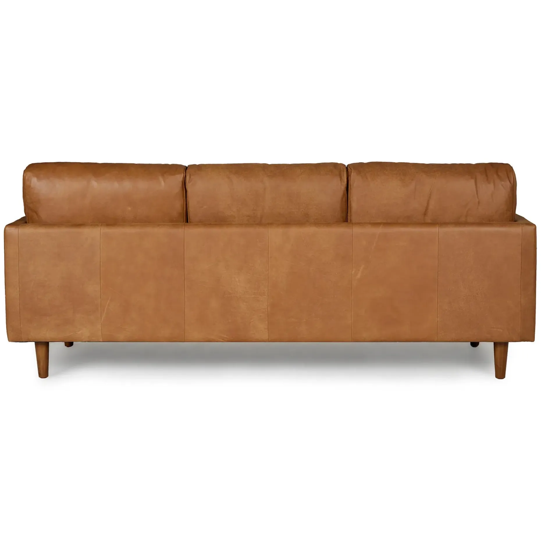 Nirvana 81" Leather Sofa - Dakota Tan
