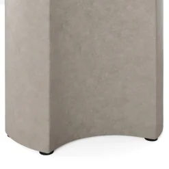 Noah Outdoor Cement Drink & Side Table Set - Gray