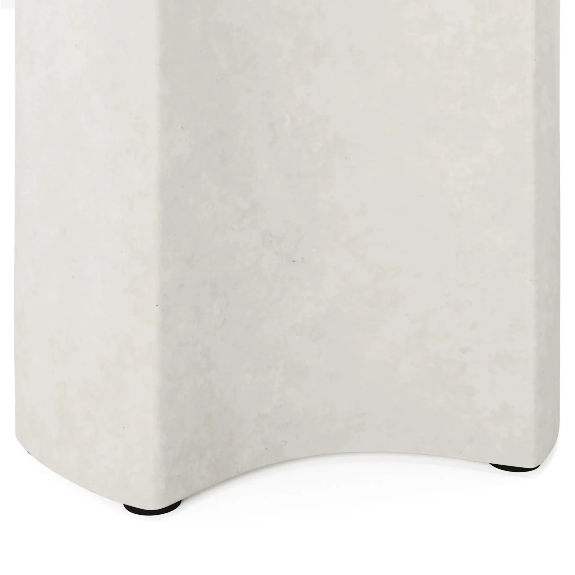 Noah Outdoor Cement Drinks Table - White