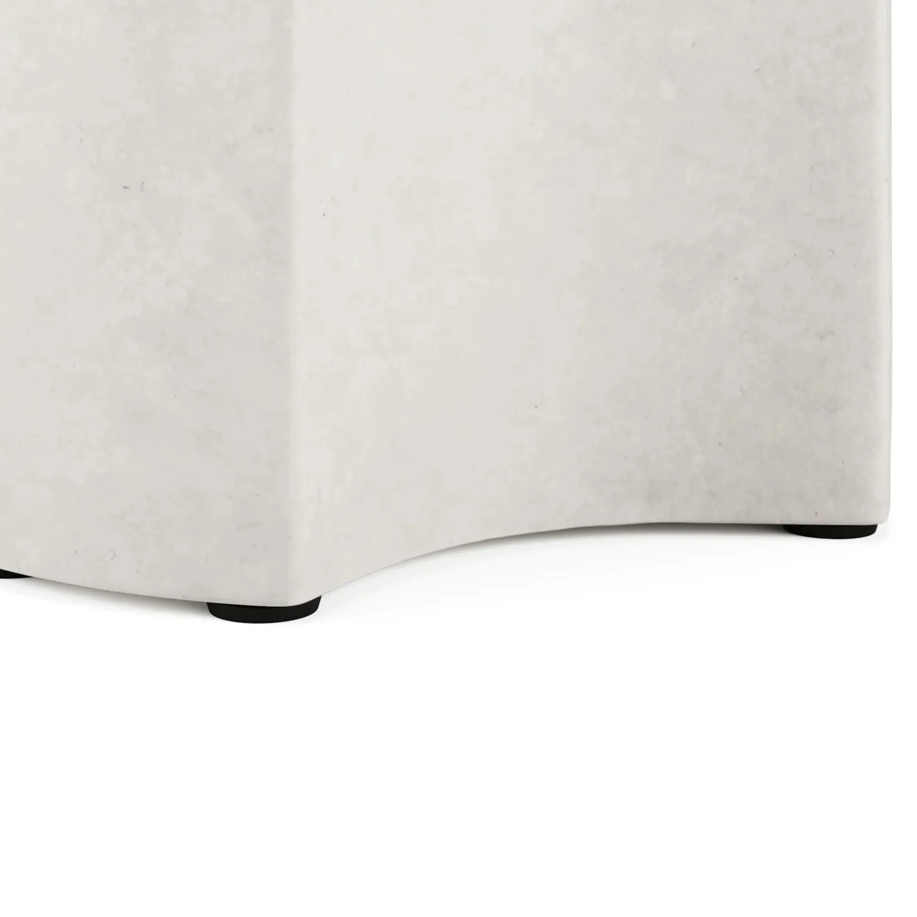 Noah Outdoor Cement Drinks Table - White
