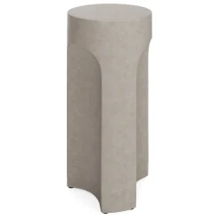 Noah Outdoor Cement Drinks Table - Gray