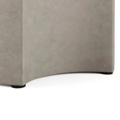 Noah Outdoor Cement Side Table - Gray