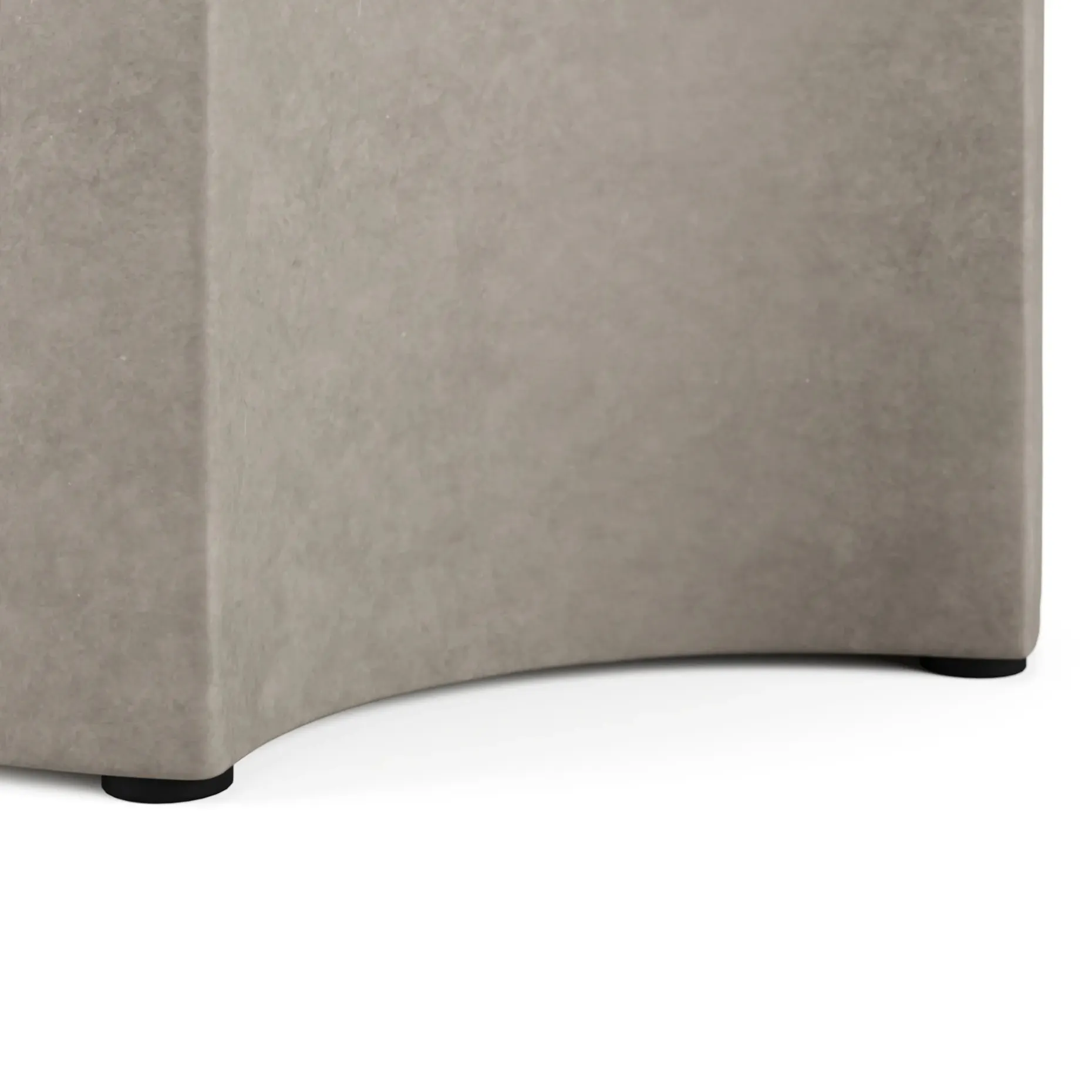 Noah Outdoor Cement Side Table - Gray