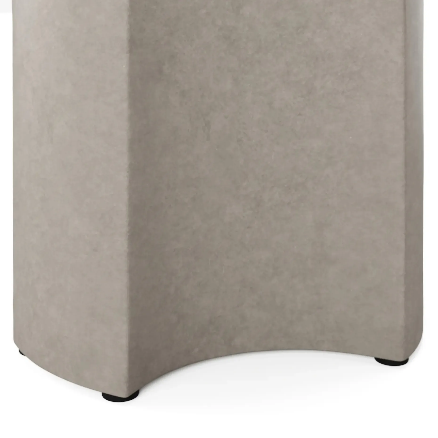 Noah Outdoor Cement Side Table - Gray