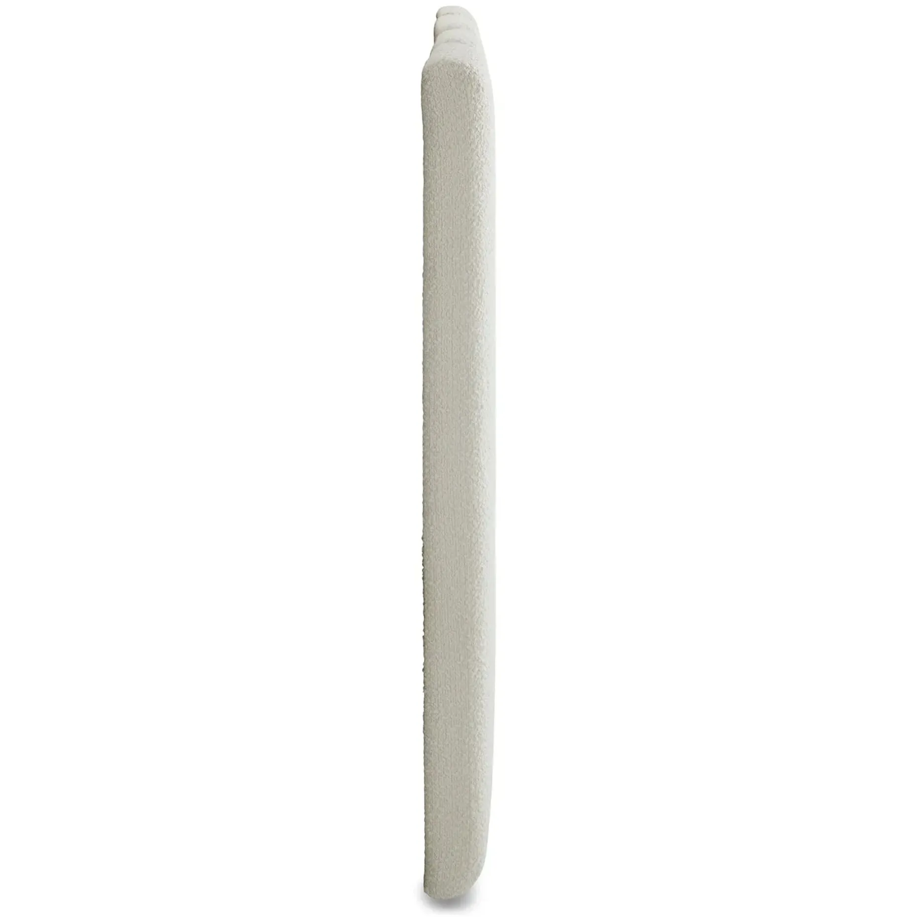 Noel King Headboard - Lunaria White Bouclé