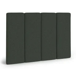 Noel King Tall Headboard - Green Wool Bouclé