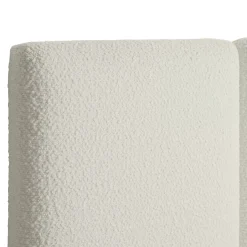 Noel King Tall Headboard - Lunaria White Bouclé