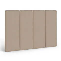 Noel King Tall Headboard - Sandstone Wool Bouclé