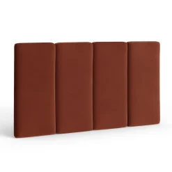 Noel King Velvet Headboard - Hale Rust