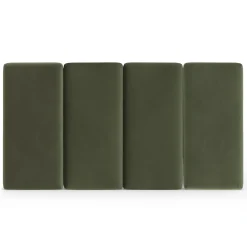 Noel King Velvet Headboard - Hale Fir Green
