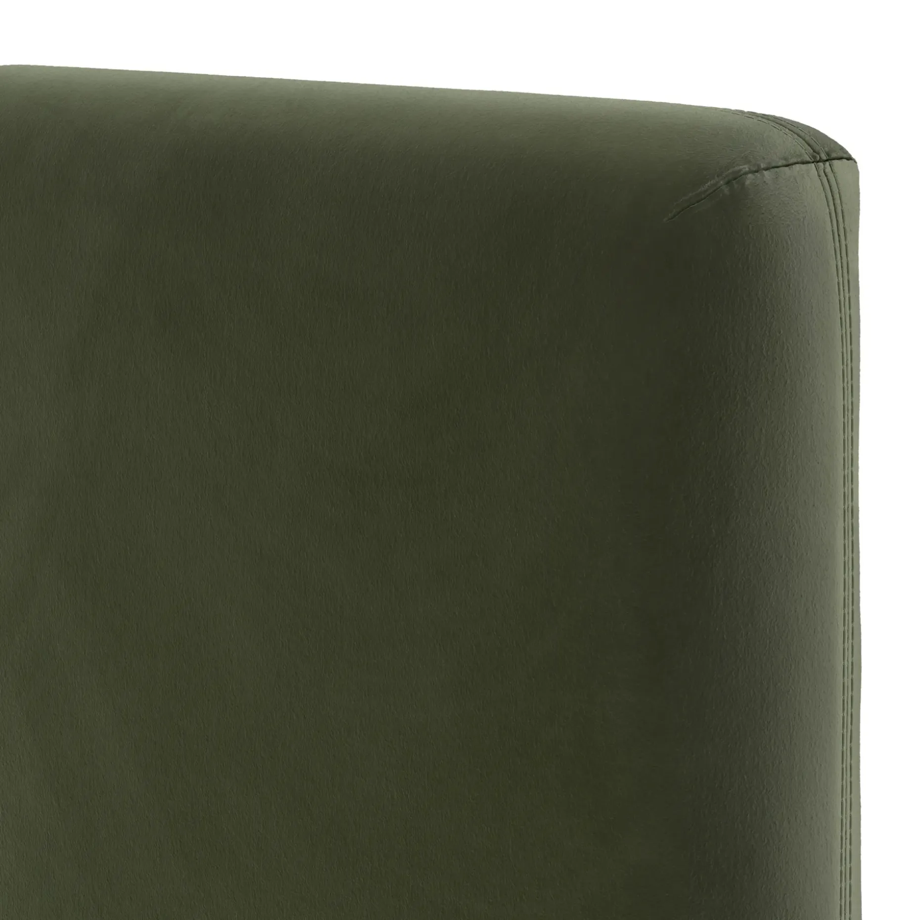 Noel King Velvet Headboard - Hale Fir Green