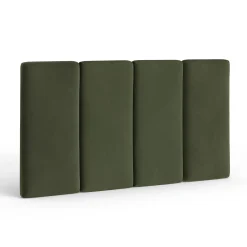 Noel King Velvet Headboard - Hale Fir Green