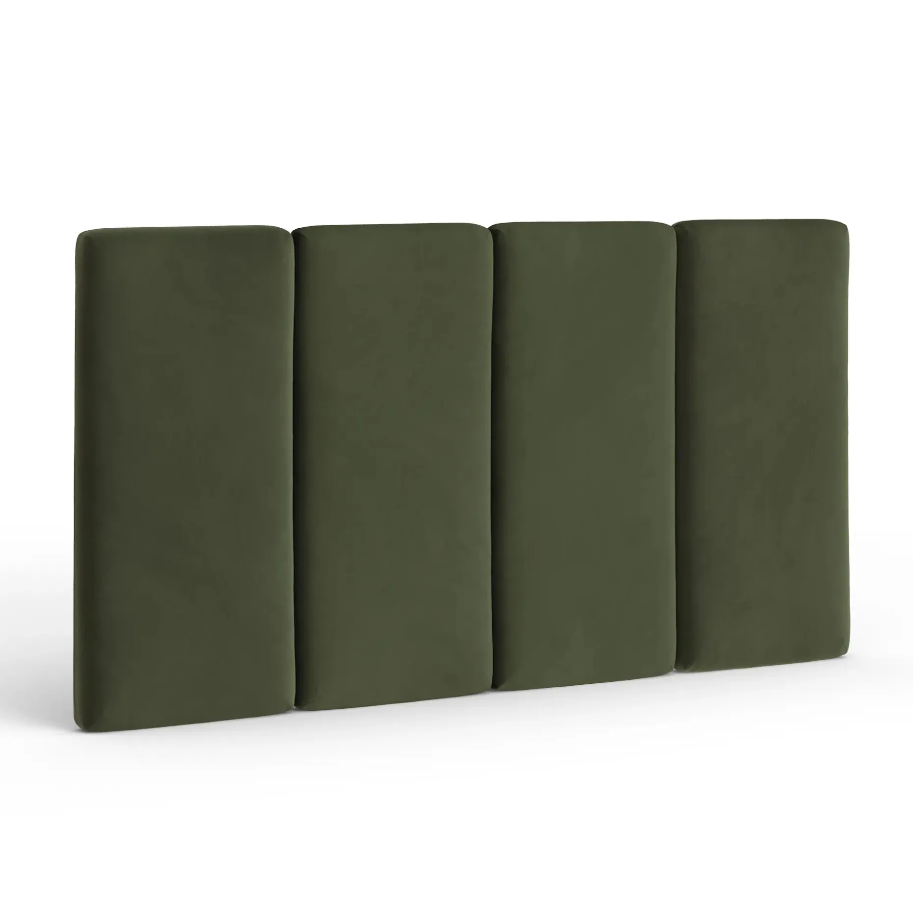 Noel King Velvet Headboard - Hale Fir Green