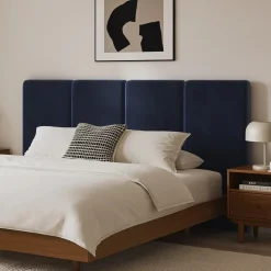 Noel King Velvet Headboard - Hale Ink