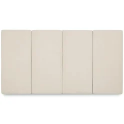 Noel King Velvet Headboard - Plush Pacific Taupe