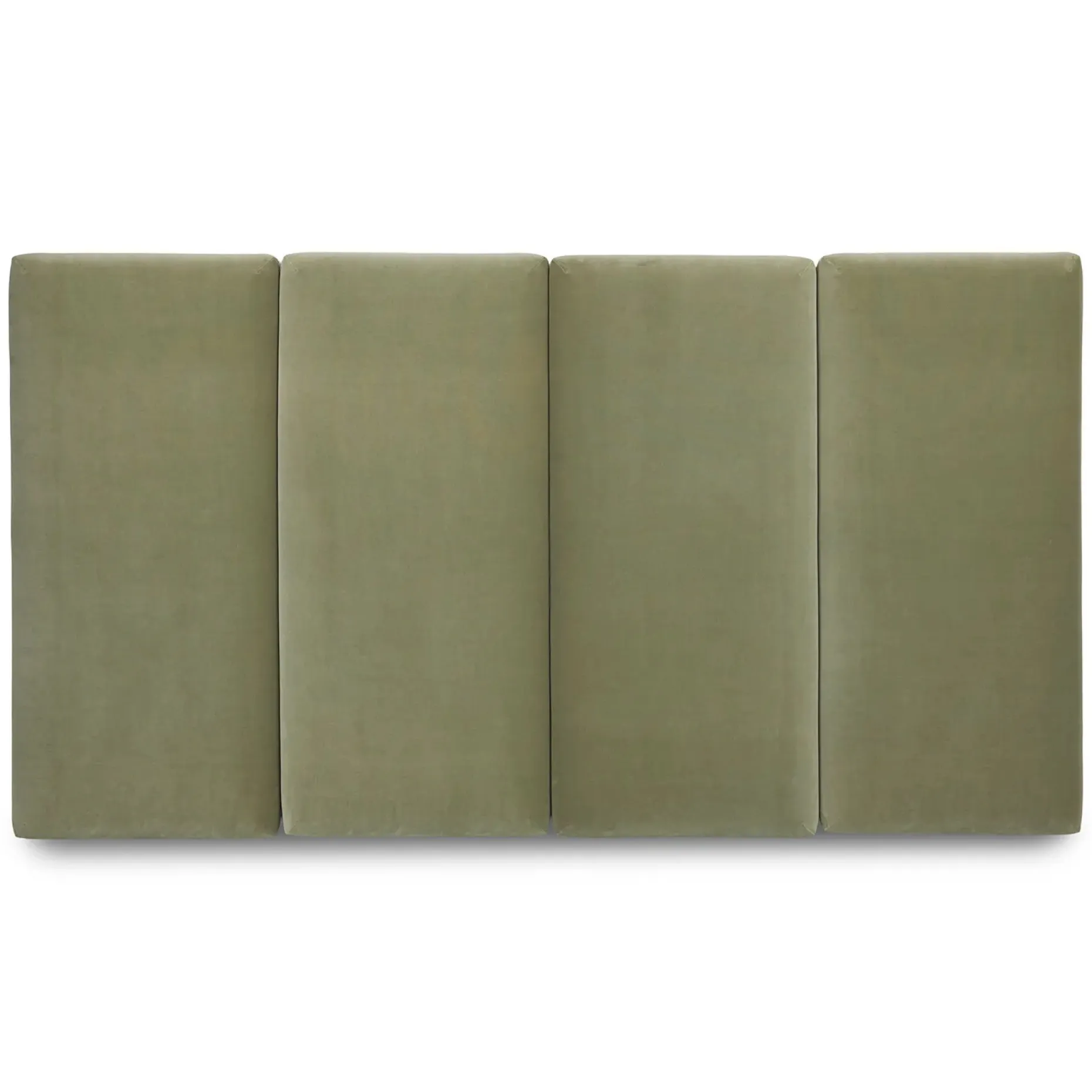 Noel King Velvet Headboard - Plush Pacific Sage