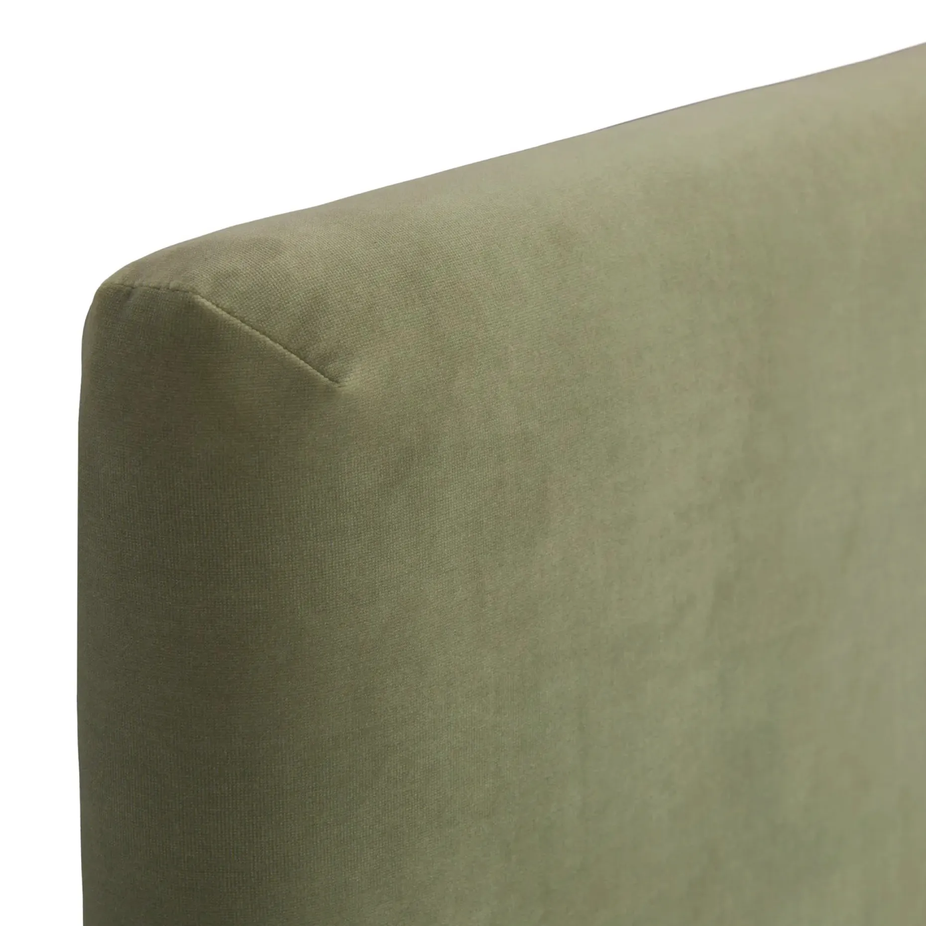 Noel King Velvet Headboard - Plush Pacific Sage