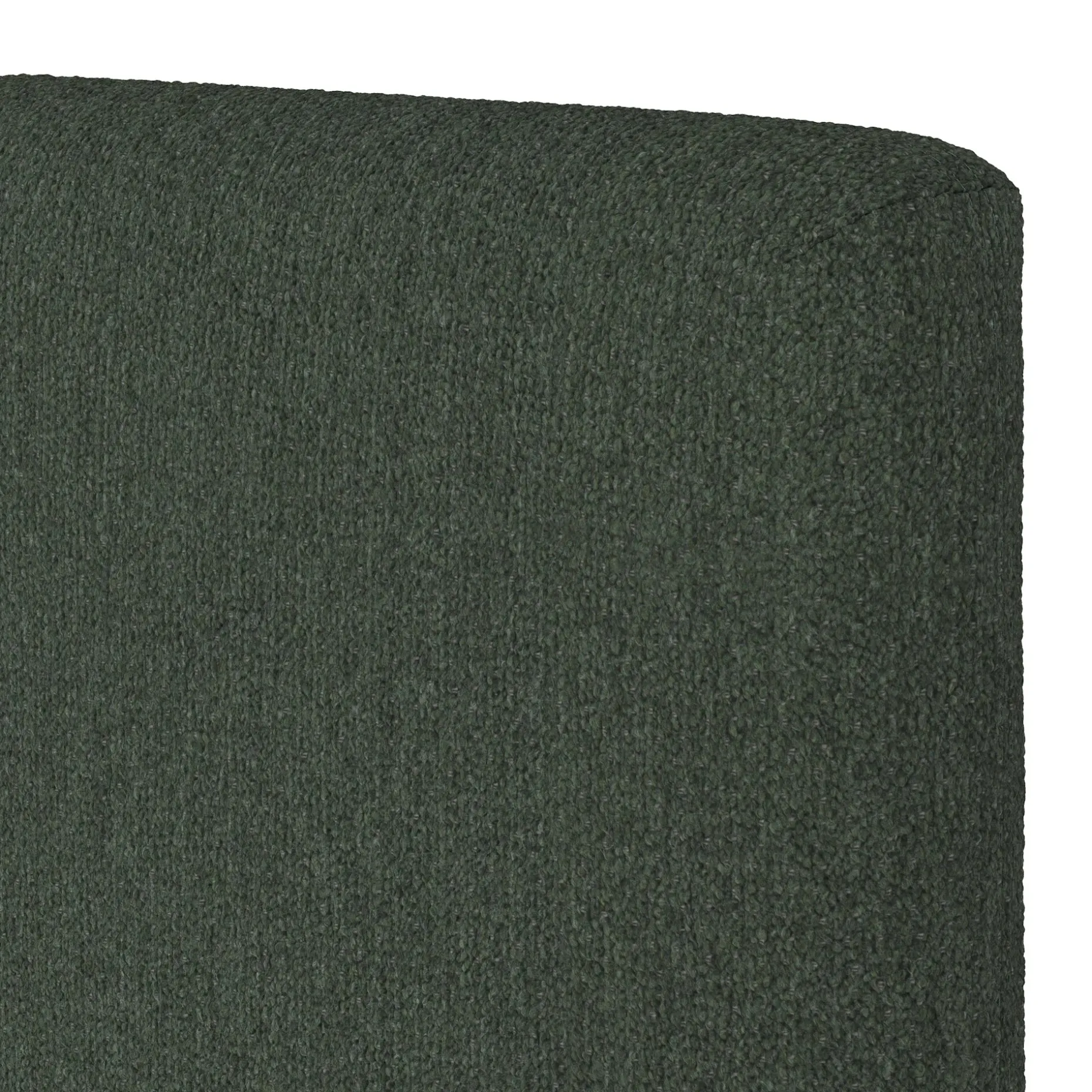 Noel Queen Headboard - Green Wool Bouclé