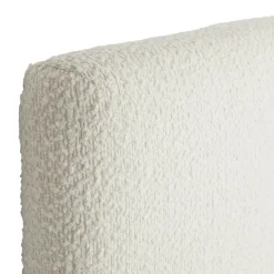 Noel Queen Headboard - Lunaria White Bouclé