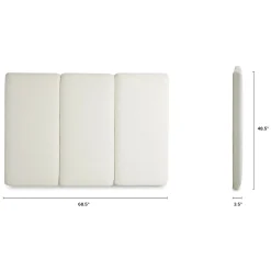 Noel Queen Headboard - Lunaria White Bouclé