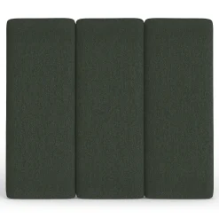 Noel Queen Tall Headboard - Green Wool Bouclé
