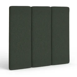 Noel Queen Tall Headboard - Green Wool Bouclé