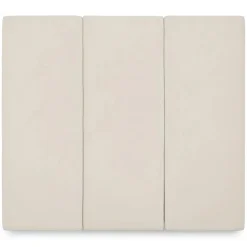 Noel Queen Tall Velvet Headboard - Plush Pacific Taupe
