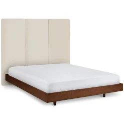 Noel Queen Tall Velvet Headboard - Plush Pacific Taupe