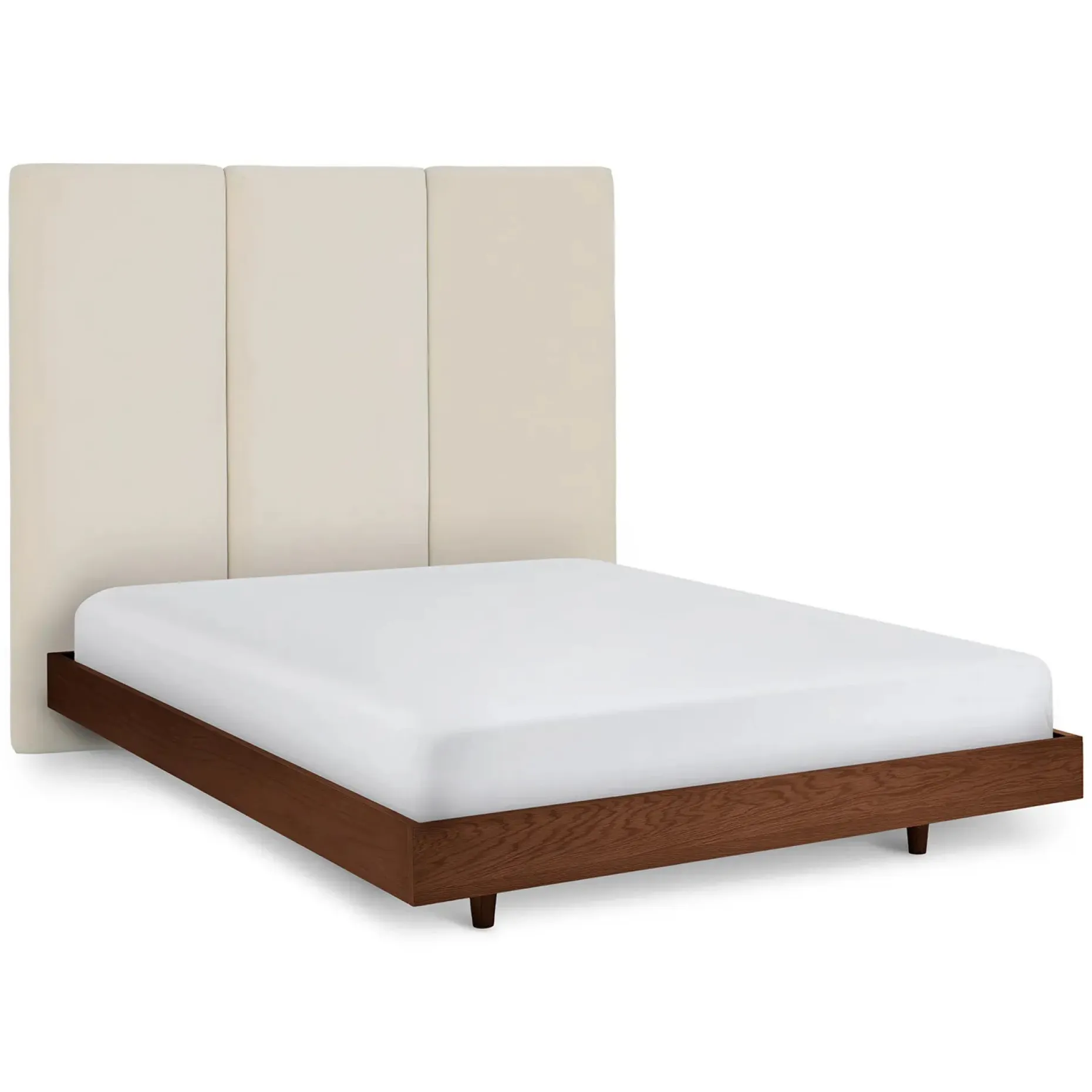 Noel Queen Tall Velvet Headboard - Plush Pacific Taupe