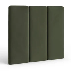 Noel Queen Tall Velvet Headboard - Hale Fir Green