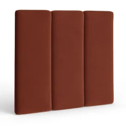 Noel Queen Tall Velvet Headboard - Hale Rust
