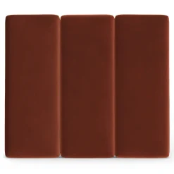 Noel Queen Tall Velvet Headboard - Hale Rust