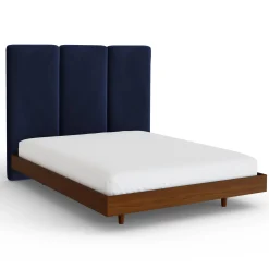 Noel Queen Tall Velvet Headboard - Hale Ink