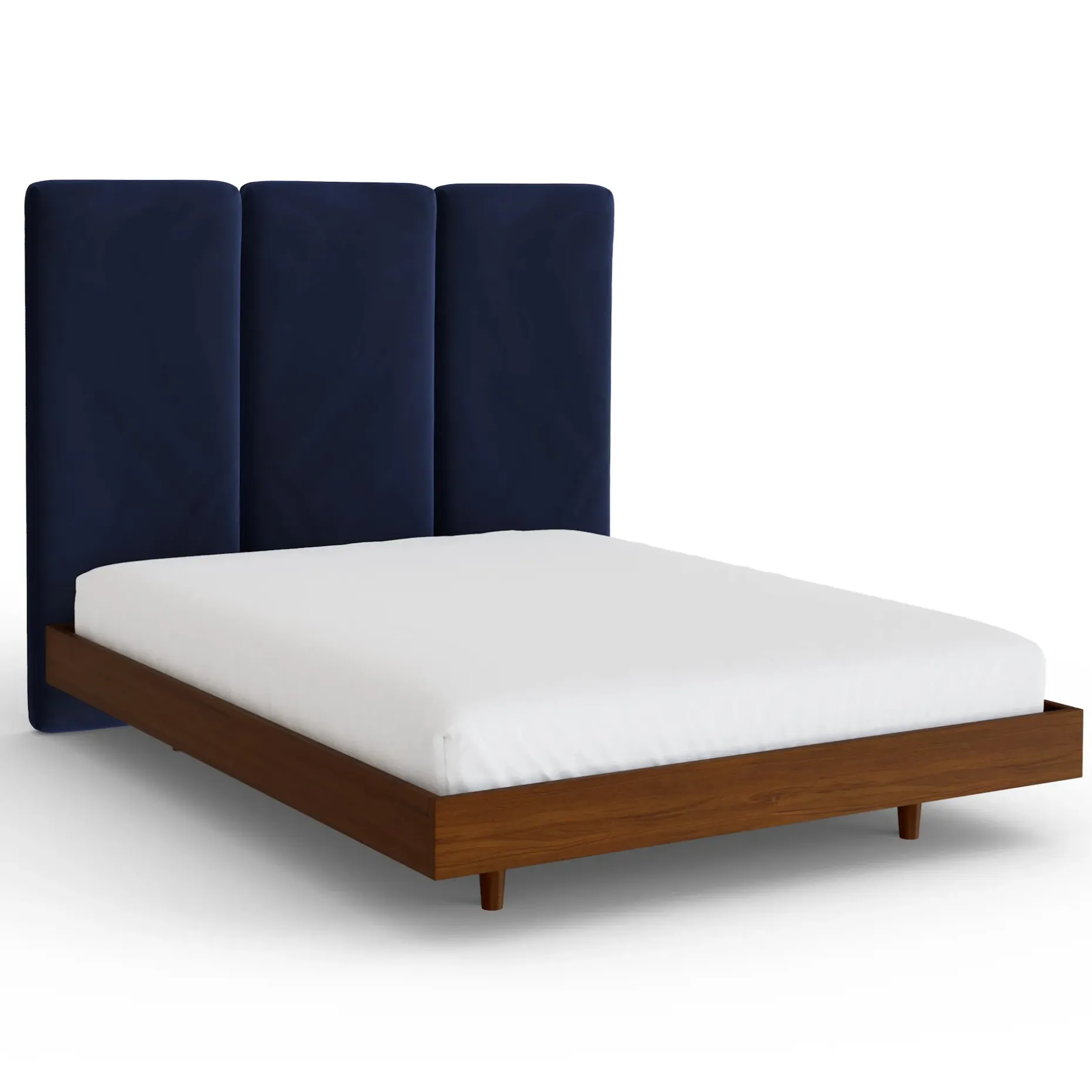 Noel Queen Tall Velvet Headboard - Hale Ink