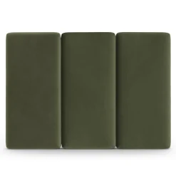 Noel Queen Velvet Headboard - Hale Fir Green