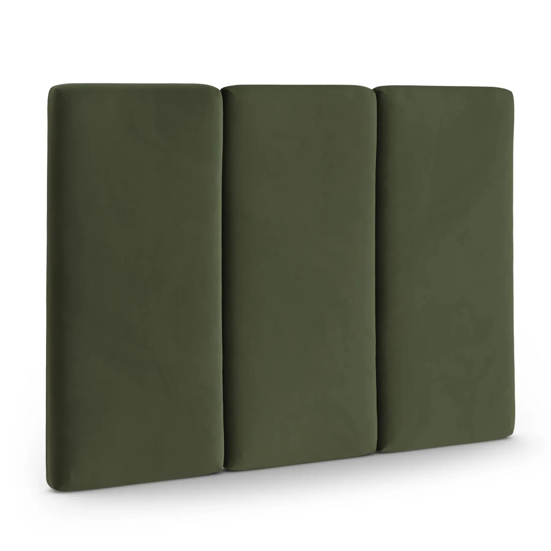 Noel Queen Velvet Headboard - Hale Fir Green