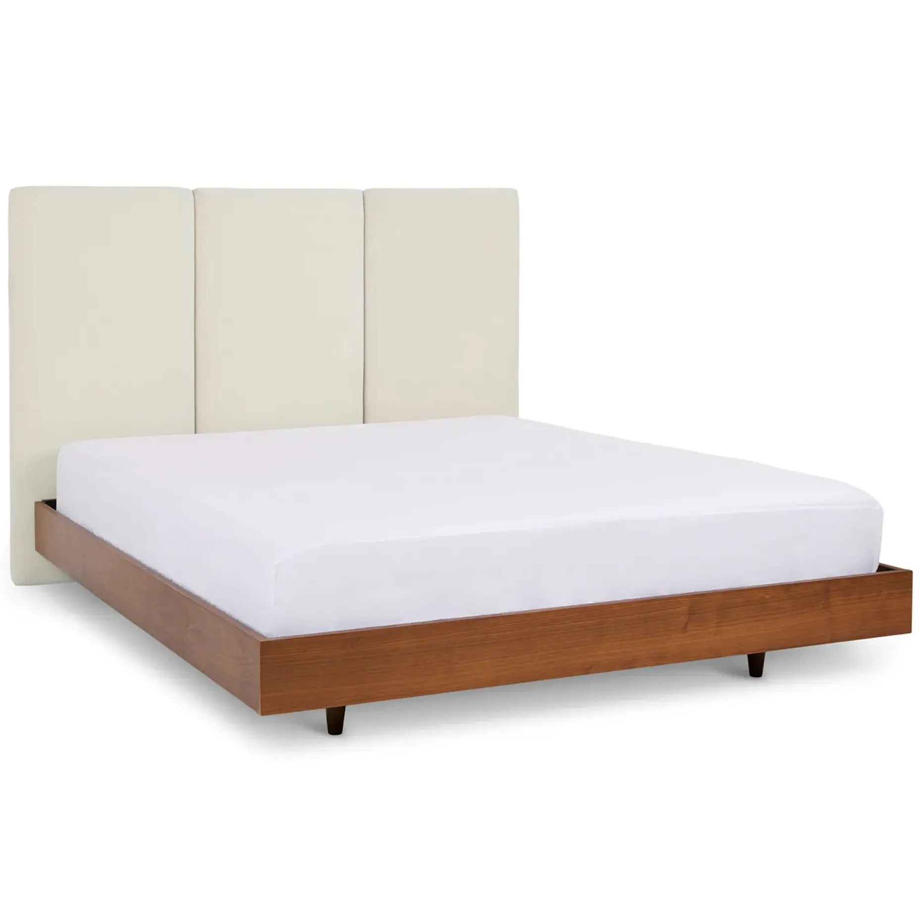 Noel Queen Velvet Headboard - Plush Pacific Taupe