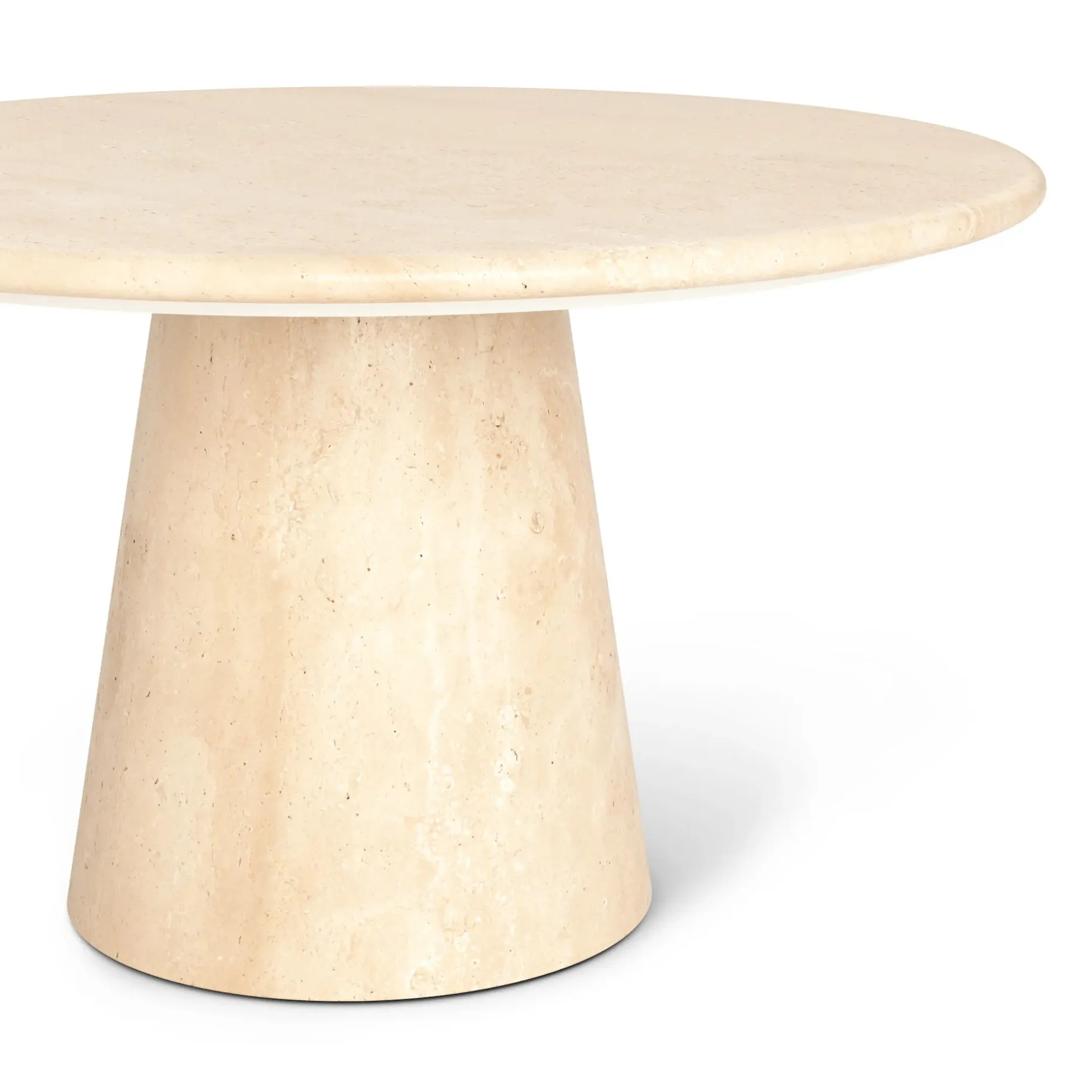 Noemi 27.5" Travertine Coffee Table