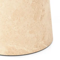 Noemi Travertine Side Table