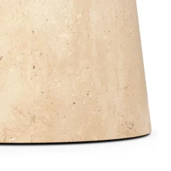 Noemi Travertine Side Table