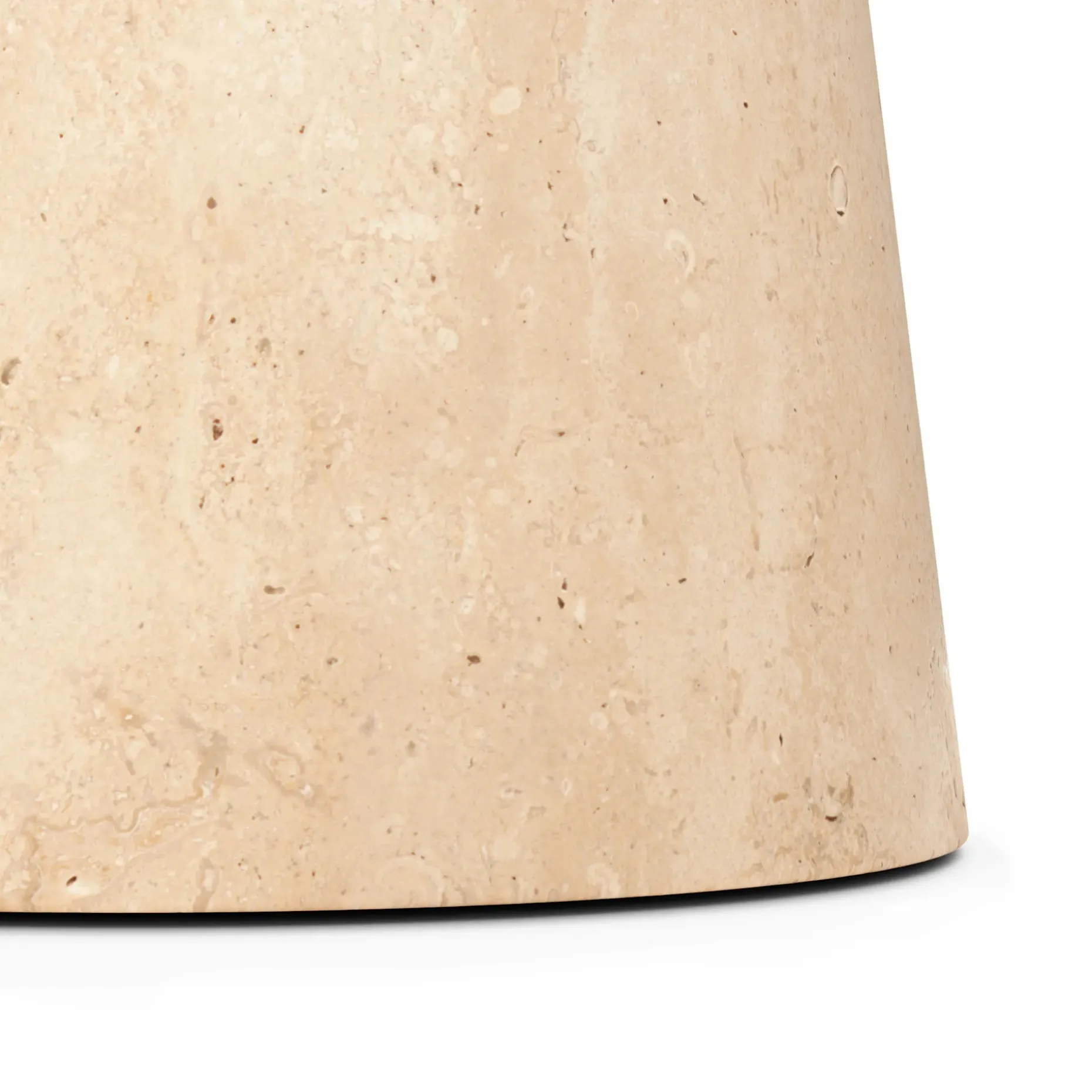 Noemi Travertine Side Table