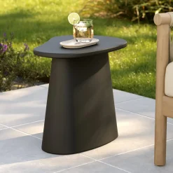 Noora Outdoor Side Table - Black