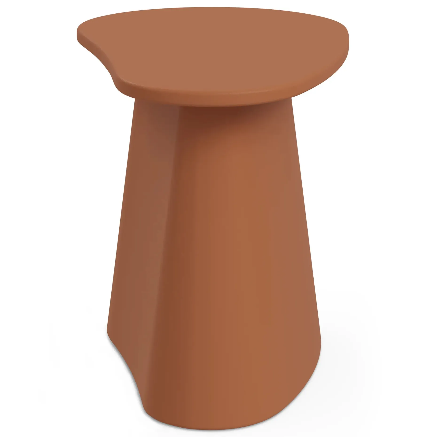 Noora Outdoor Side Table - Ochre Brown