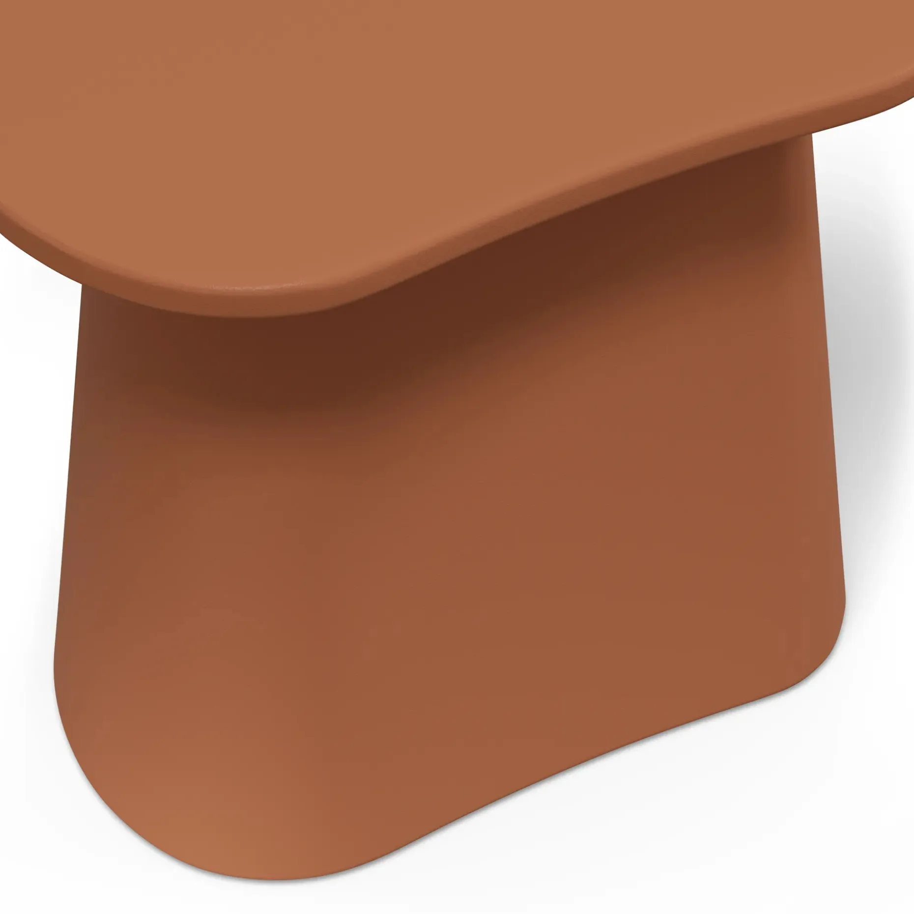 Noora Outdoor Side Table - Ochre Brown