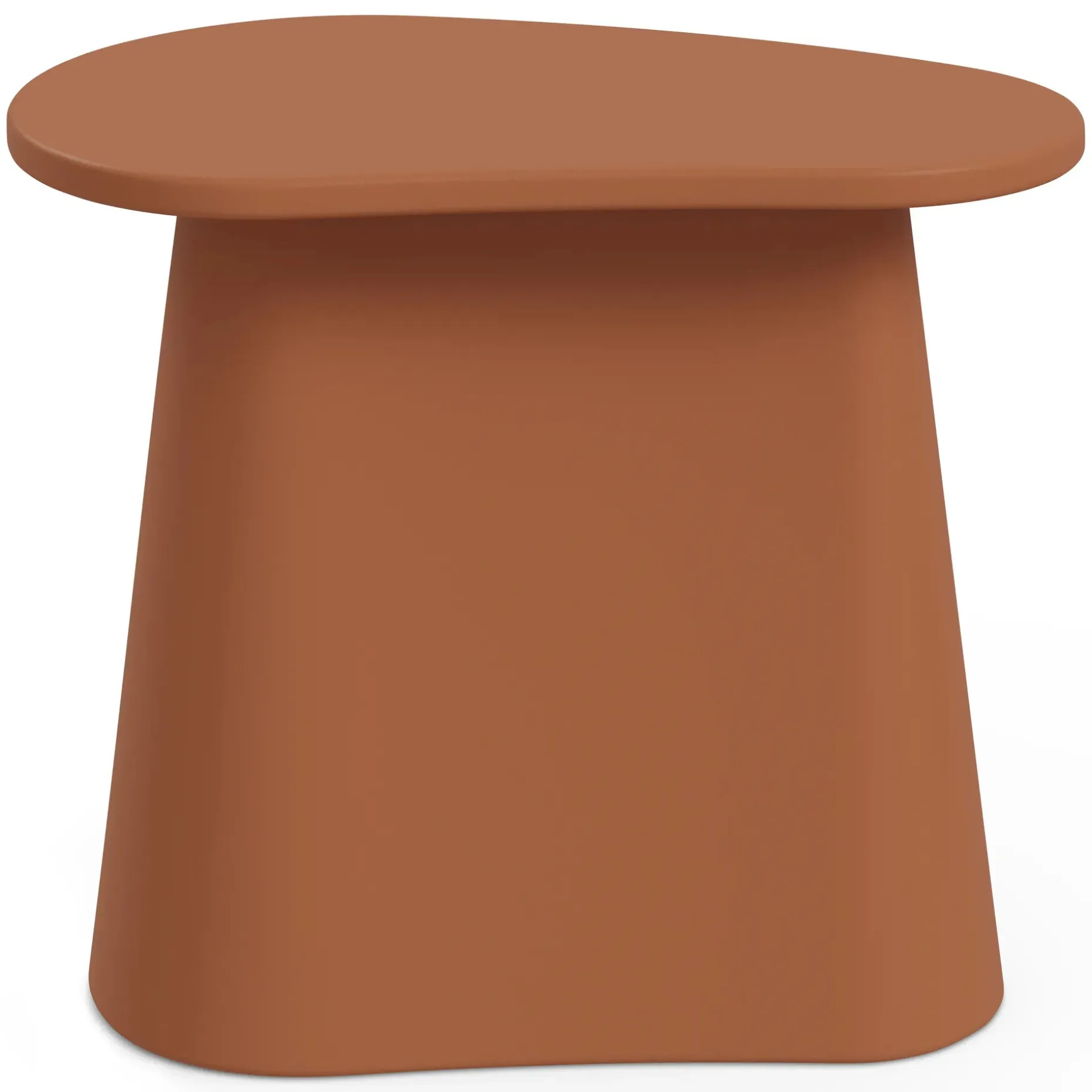 Noora Outdoor Side Table - Ochre Brown