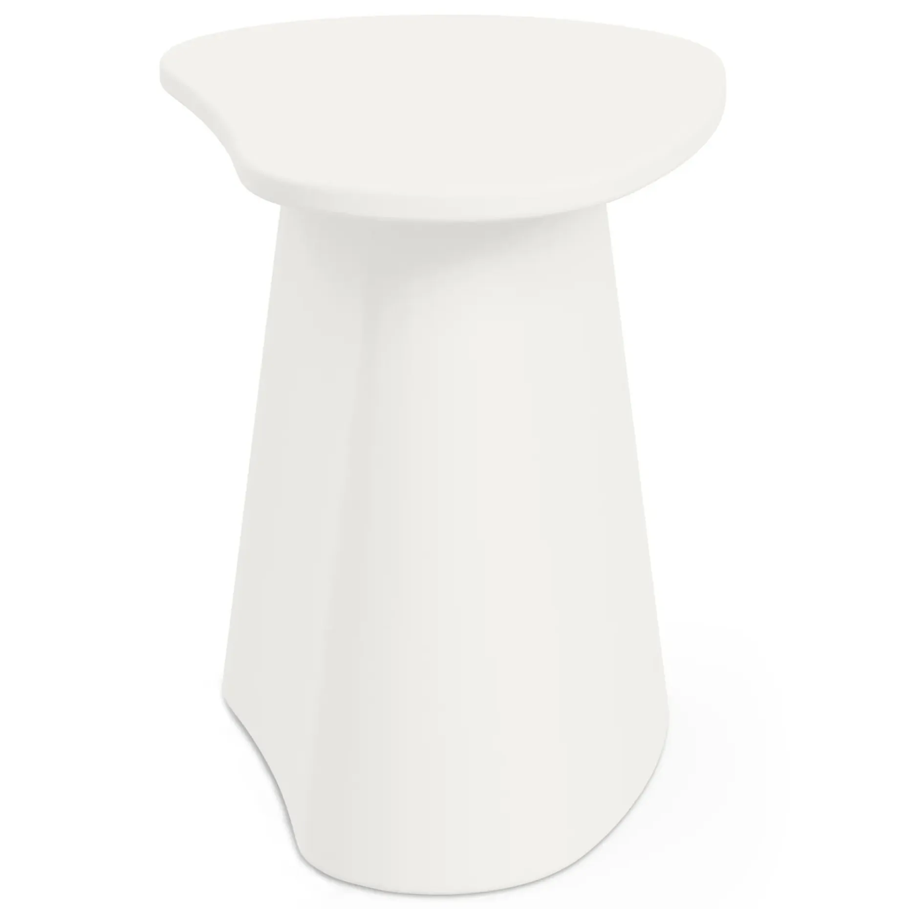 Noora Outdoor Side Table - White